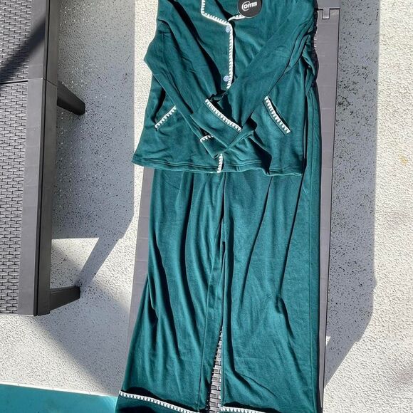 NWT Green Loungewear pajama set size XL - Picture 3 of 8